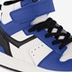 Hoge jongens sneakers blauw wit
