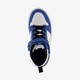 Hoge jongens sneakers blauw wit