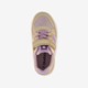 Meisjes sneakers goud paars