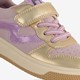 Meisjes sneakers goud paars