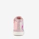 Hoge meisjes sneakers met glitters roze