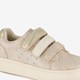 Meisjes sneakers met glitters goud