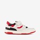 Leren jongens sneakers rood wit