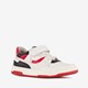 Leren jongens sneakers rood wit