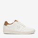 Heren sneakers wit bruin