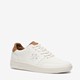 Heren sneakers wit bruin