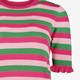 Gestreept dames trui roze groen