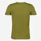 Heren T-shirt groen V-hals