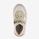 Leren meisjes sneakers beige goud