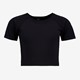 Osaga naadloos cropped meisjes sport T-shirt zwart