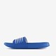 Heren badslippers blauw wit
