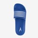 Heren badslippers blauw wit