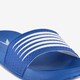 Heren badslippers blauw wit