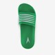 Heren badslippers groen wit