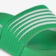 Heren badslippers groen wit