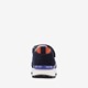 Leren jongens sneakers blauw oranje