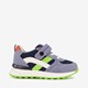 Leren jongens sneakers blauw groen