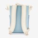 Roltop rugzak blauw 20 liter