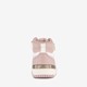 Hoge meisjes sneakers paste roze