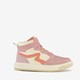 Hoge meisjes sneakers pastelroze