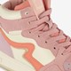 Hoge meisjes sneakers pastelroze