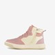 Hoge meisjes sneakers pastelroze