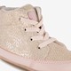 Leren babyschoenen roze goud