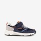 Jongens sneakers blauw oranje