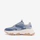 Dames dad sneakers denim beige