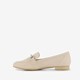 Dames loafers beige