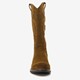 Suede dames western laarzen bruin