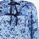 Dames blouse met strikjes blauw