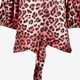 Dames blouse met panterprint roze