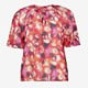 Dames blouse met print roze