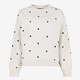 TwoDay dames sweater beige met hartjes