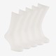 5 paar sportsokken wit