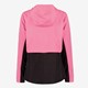 Dames hardloop jas roze zwart