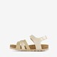 Meisjes bio sandalen goudkleurig