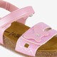 Meisjes bio sandalen met vlinder roze