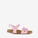 Meisjes bio sandalen met vlinder roze