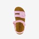 Meisjes bio sandalen met vlinder roze