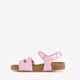 Meisjes bio sandalen met vlinder roze