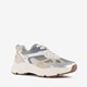 Dames dad sneakers beige zilver