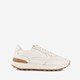 Leren dames sneakers wit