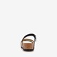 Dames sleehak slippers zilvergrijs