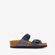 Dames bio slippers met sleehak zwart