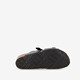 Dames bio slippers met sleehak zwart