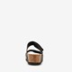 Dames bio slippers met sleehak grijs