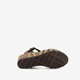 Dames bio sleehak sandalen brons