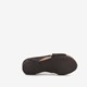 Suede dames slippers sleehak zwart